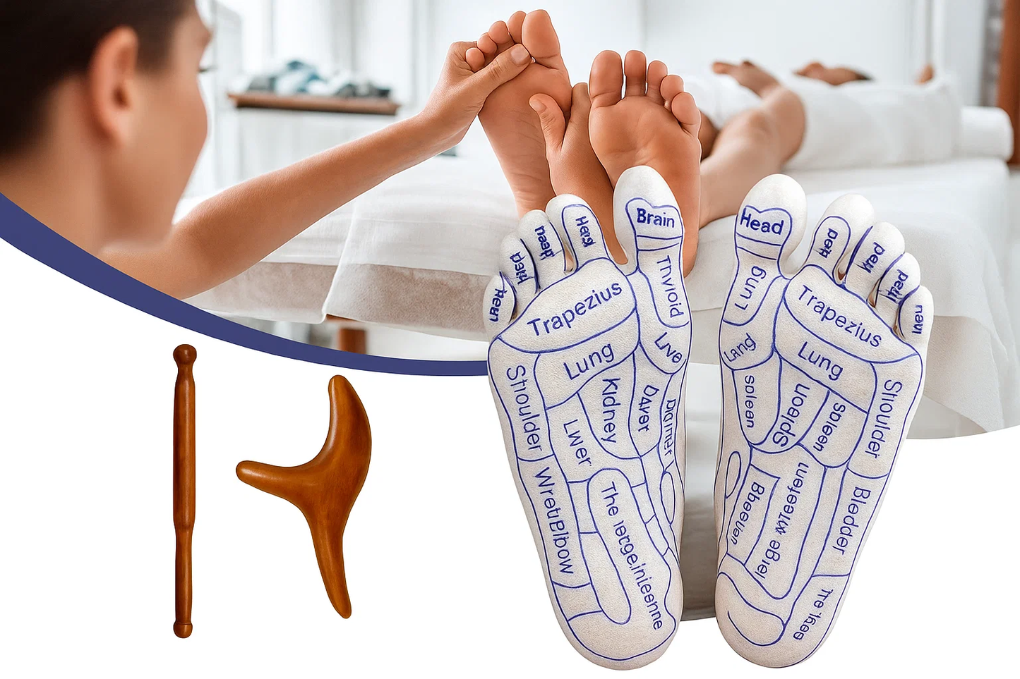 Acupressure Feet Point Therapy Set